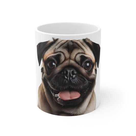 Pug Lovers Mug: Start Your Day with Wrinkly Joy!