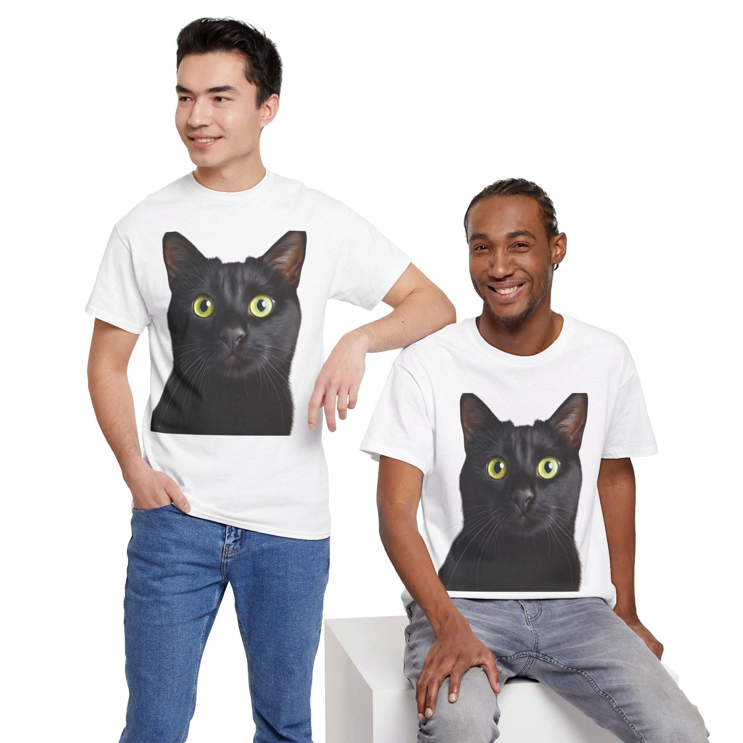 Black Cat Fans T-Shirt: Big Love for Mysterious Felines!