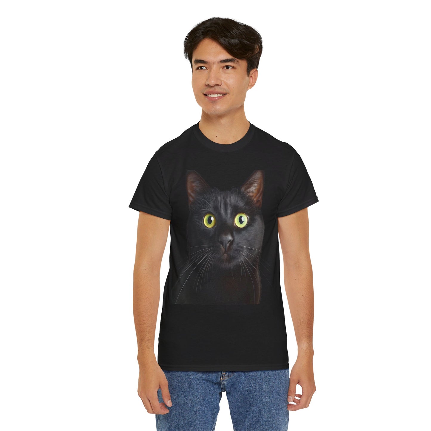 Black Cat Fans T-Shirt: Big Love for Mysterious Felines!