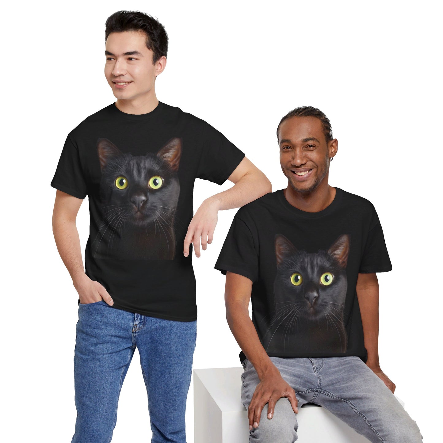 Black Cat Fans T-Shirt: Big Love for Mysterious Felines!