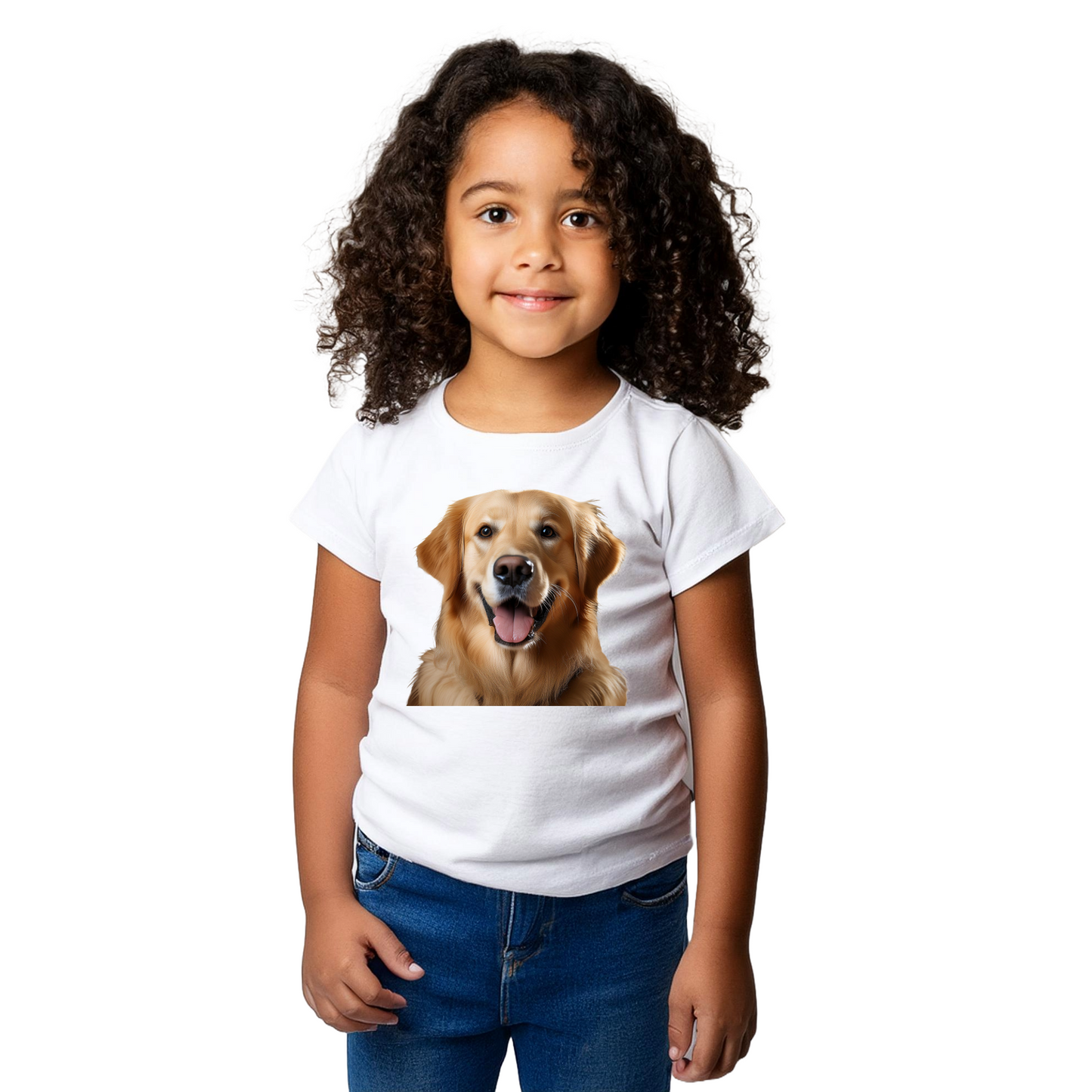 Golden Retriever Fans Kids T-Shirt: Playful, Comfy, and Full of Golden Fun!