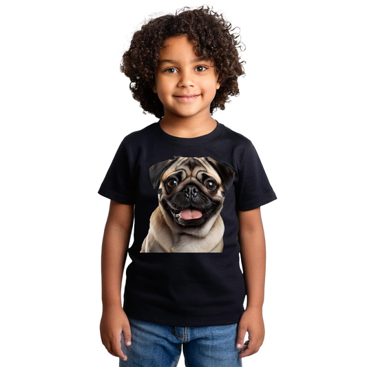 Pug Fans Kids T-Shirt: Playful, Comfy, and Full of Pug Fun!